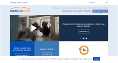 Desktop Screenshot of medicusmundi.es