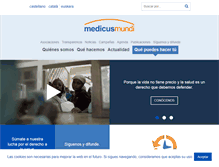 Tablet Screenshot of medicusmundi.es